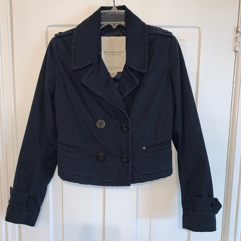 Ralph Lauren Denim & Supply Cropped Pea Coat